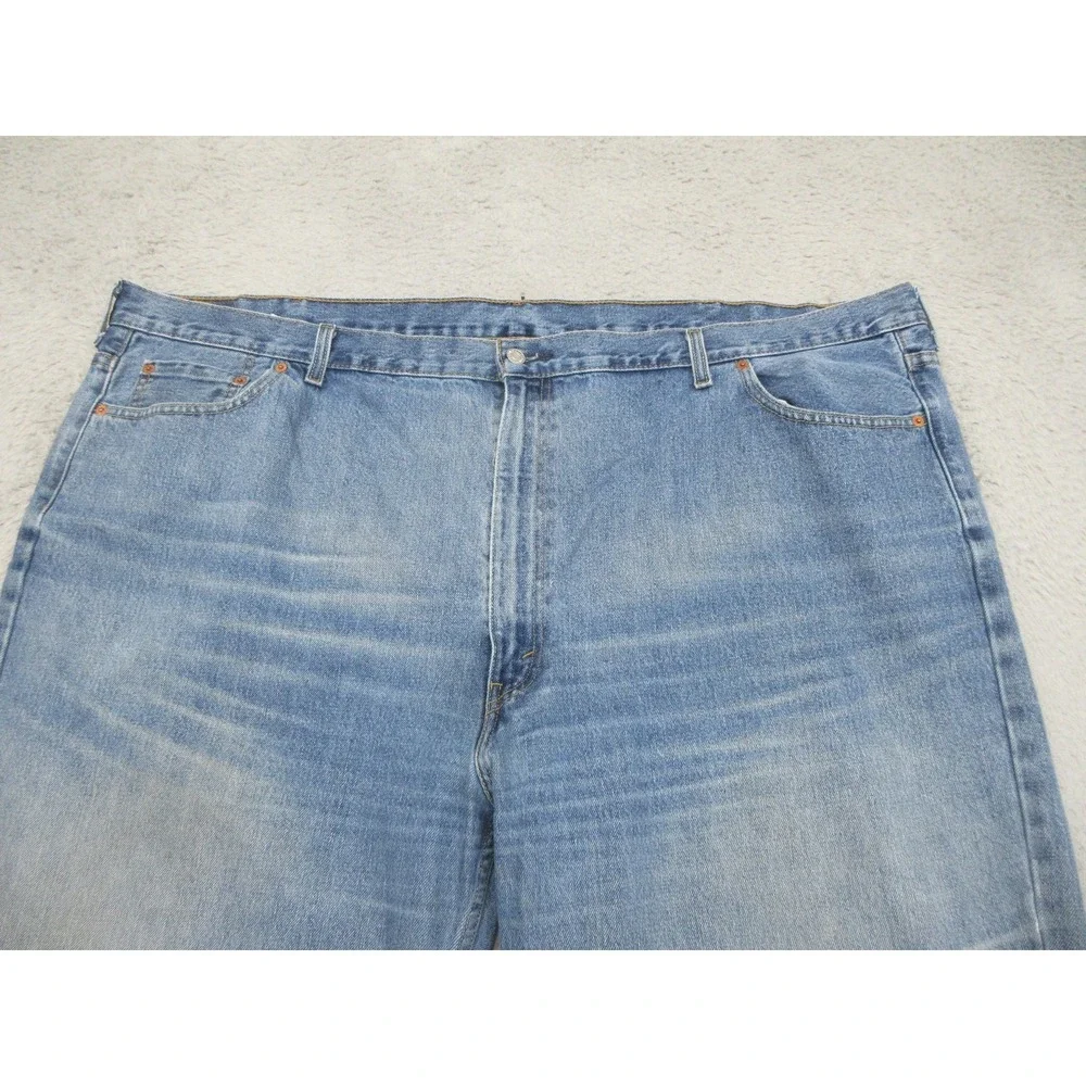 Levis 550 Jeans Mens 54x30 Blue Medium Wash Denim Relaxed Tapered Big & Tall‎